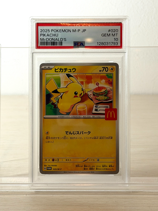 [PSA10]Pokemon Card Pikachu 020/M-P McDonald's Promo Limited Japanese 128031793