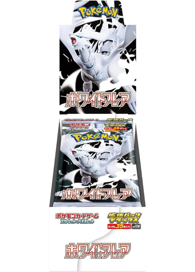 [Sealed] Pokemon Cards Deluxe Booster Box White Flare SV11W w/Shrink Japanese