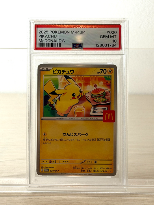 [PSA10]Pokemon Card Pikachu 020/M-P McDonald's Promo Limited Japanese 128031784