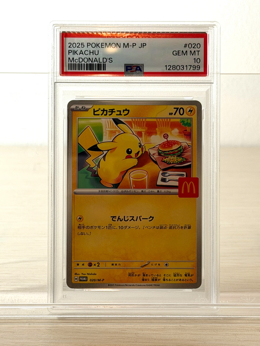[PSA10]Pokemon Card Pikachu 020/M-P McDonald's Promo Limited Japanese 128031799
